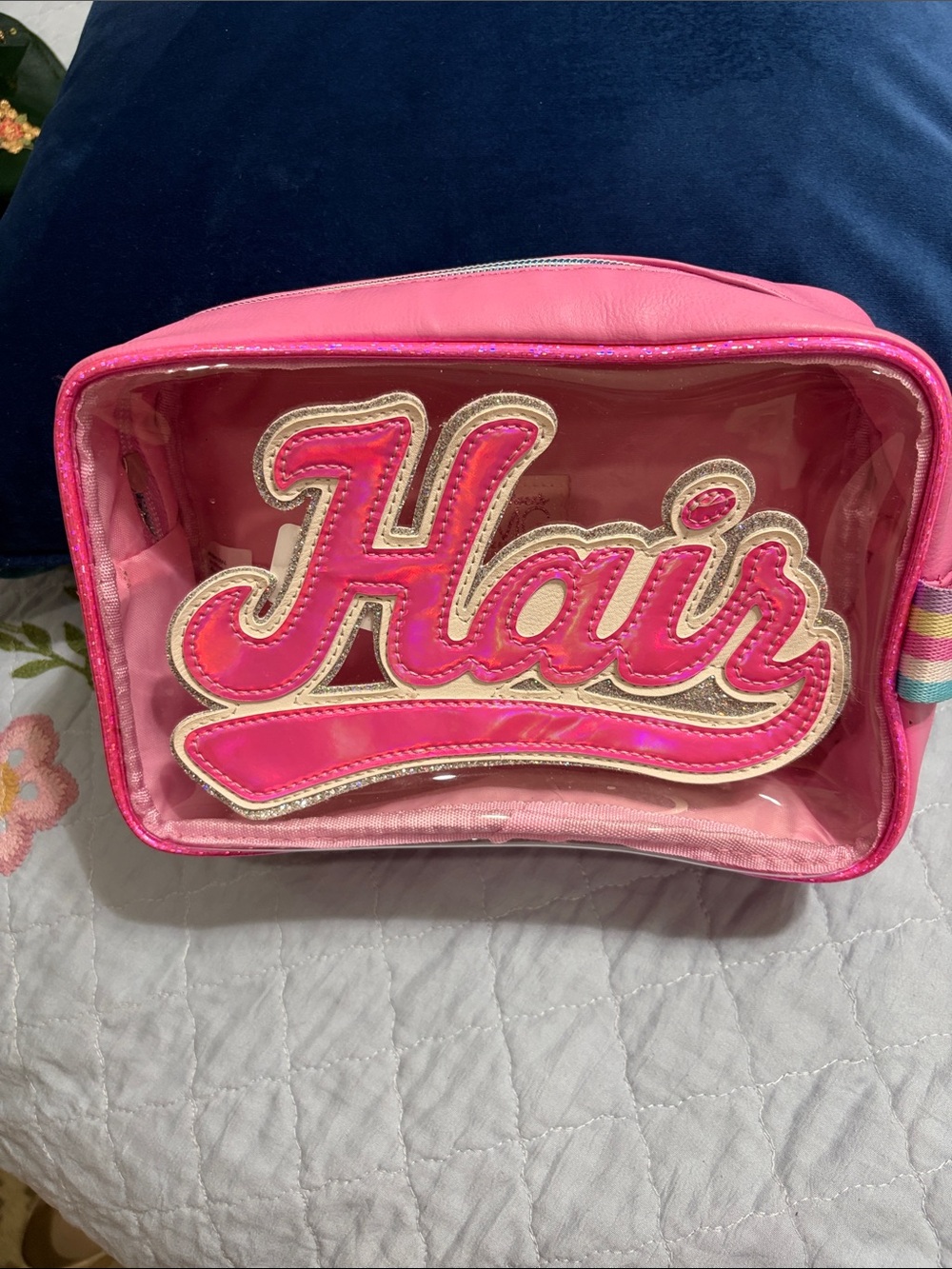 HAIR Pink Peekaboo Pouch PreOwned Bag
Designer: OMG ACCESORIES Pink 'Hair' Clear